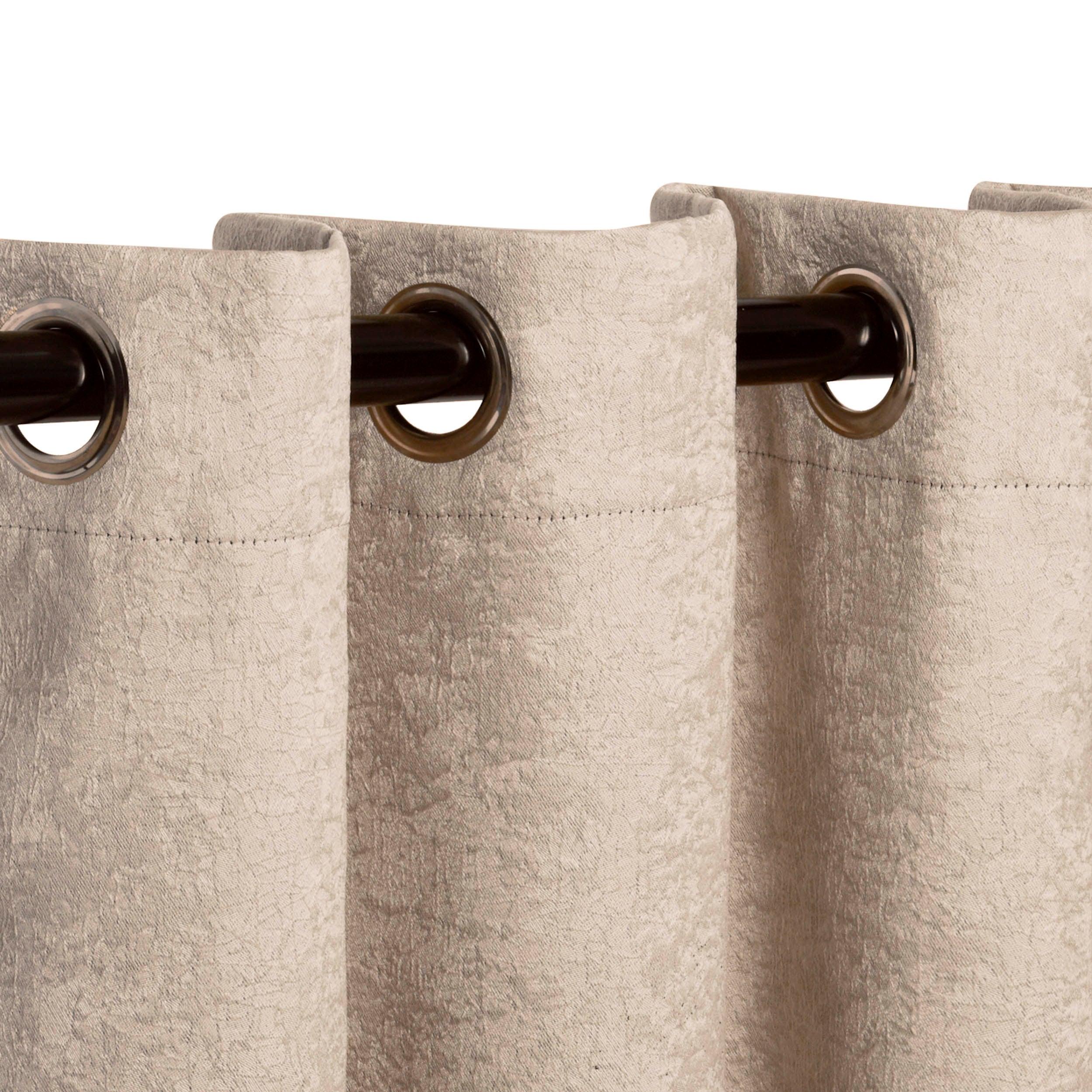 Blackout Senna Solid Textured Grommet Curtain Panels Set - Blackout Curtains by Superior