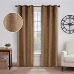 Blackout Senna Solid Textured Grommet Curtain Panels Set - Blackout Curtains by Superior