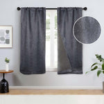 Blackout Senna Solid Textured Grommet Curtain Panels. Set of 2 - Blackout Curtains by Superior