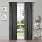 Blackout Solid Shimmer Grommet Curtain Panel Set 26 Inches - Blackout Curtains by Superior