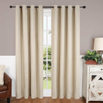 Blackout Solid Shimmer Grommet Curtain Panel Set 42" - Blackout Curtains by Superior