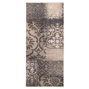 Bristol Distressed Abstract Damask Indoor Area Rug or Runner Rug - Rugs by Superior