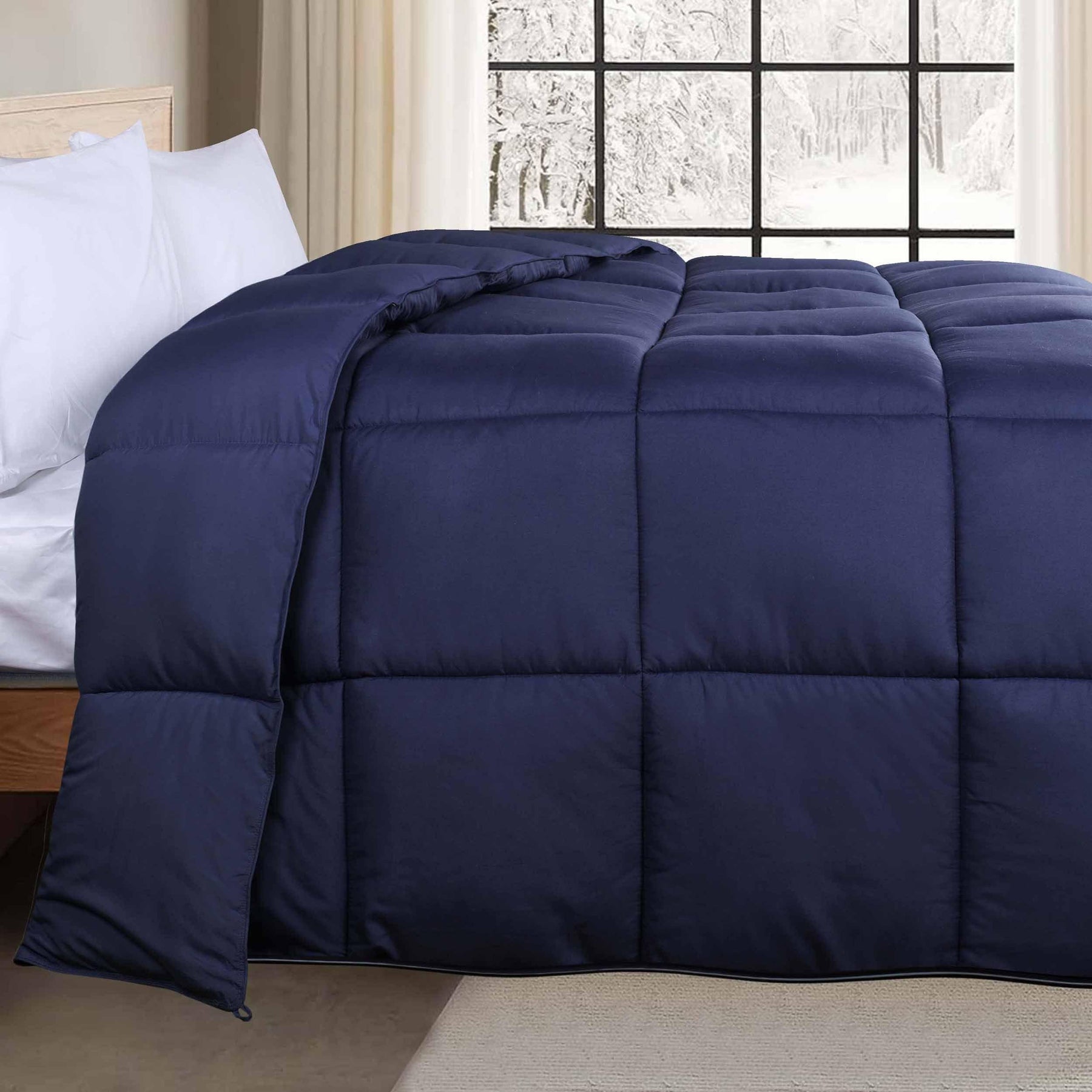 Brushed Microfiber Reversible Down Alternative Comforter - Comforter by Superior