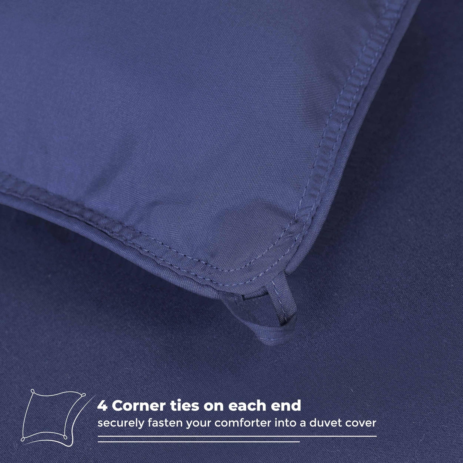 Brushed Microfiber Reversible Down Alternative Comforter - Comforter by Superior