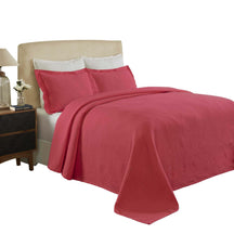 Cascade Cotton Jacquard Matelassé 3-Piece Bedspread Set - Bedspread by Superior