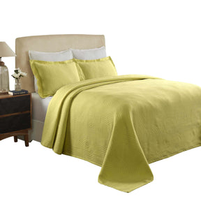 Cascade Cotton Jacquard Matelassé 3-Piece Bedspread Set - Bedspread by Superior