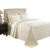 Cascade Cotton Jacquard Matelassé 3-Piece Bedspread Set - Bedspread by Superior