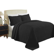 Cascade Cotton Jacquard Matelassé 3-Piece Bedspread Set - Bedspread by Superior