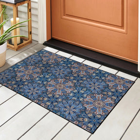 Cassidy Floral Bohemian Non-Slip Indoor Outdoor Area Rug - Rugs by Superior