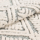 Ceton Diamond Trellis Textured Machine Washable Bath Rugs, Set of 2 - Bath Rugs by Superior