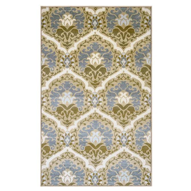 Chloe Floral Damask Non-Slip Washable Indoor Area Rug or Runner - Rugs by Superior