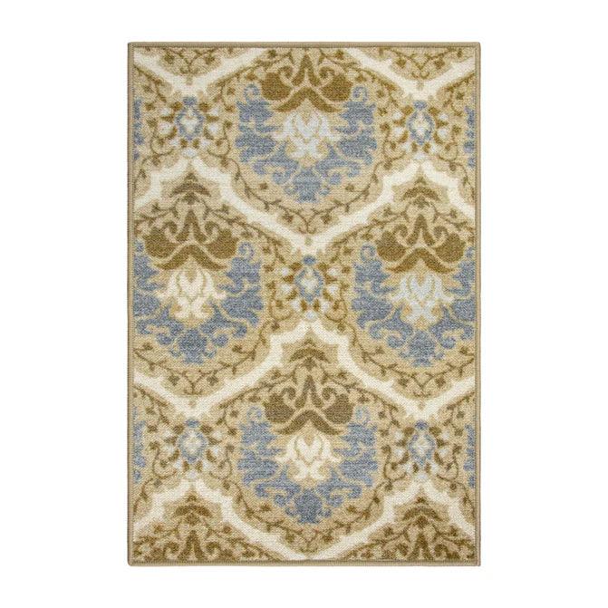 Chloe Floral Damask Non-Slip Washable Indoor Area Rug or Runner - Rugs by Superior