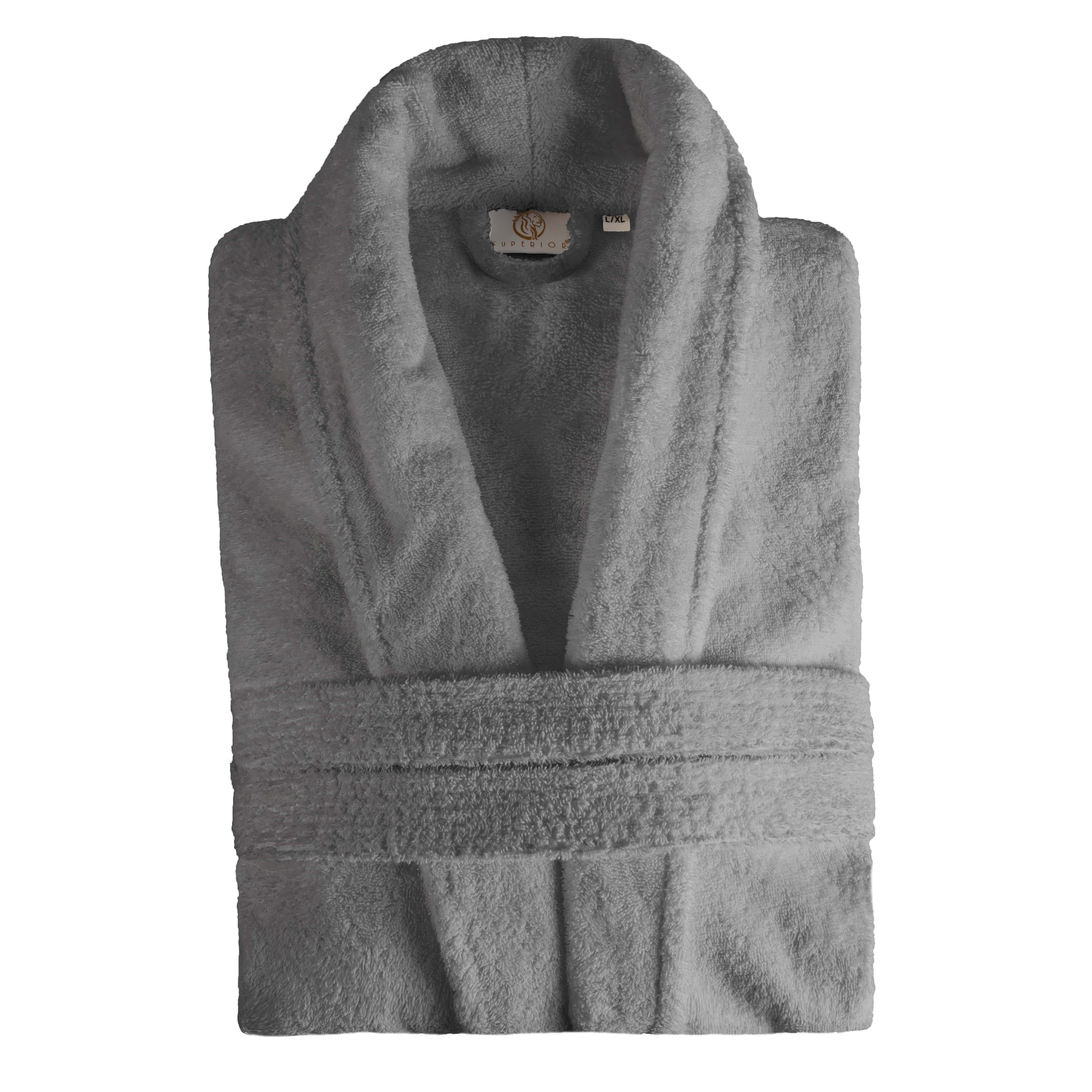 Classic Men's Bath Robe Turkish Cotton Bathrobe with Adjustable Belt - Bath Robe by Superior