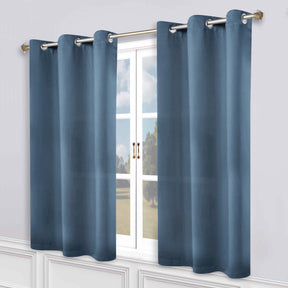 Classic Modern Solid Room Darkening Blackout Curtain Panels, Set of 2 - Blackout Curtains by Superior