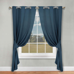 Classic Modern Solid Room Darkening Blackout Curtain Panels, Set of 2 - Blackout Curtains by Superior