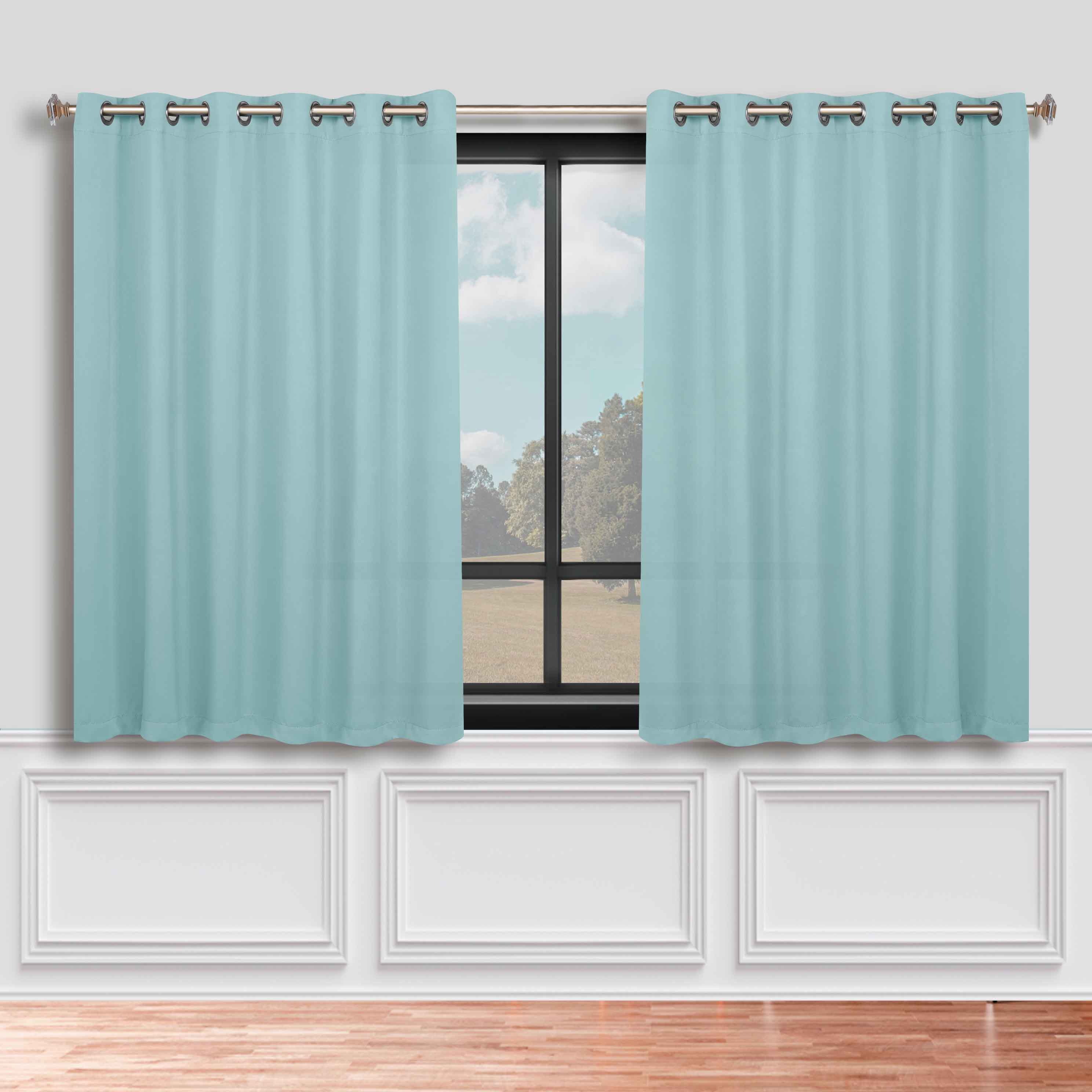 Classic Modern Solid Room Darkening Blackout Curtain Panels, Set of 2 - Blackout Curtains by Superior