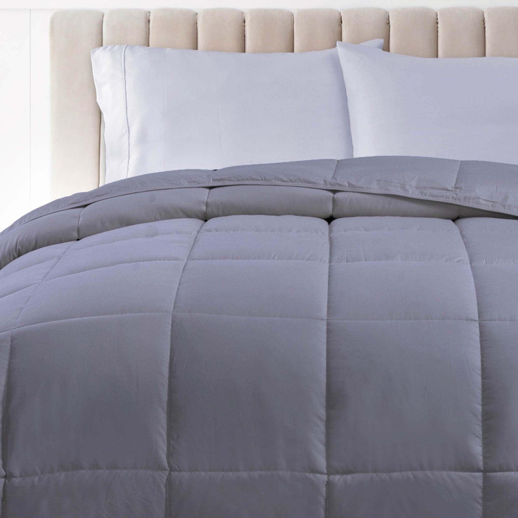 Classic Reversible Medium Weight Down Alternative Microfiber Comforter - Comforter by Superior