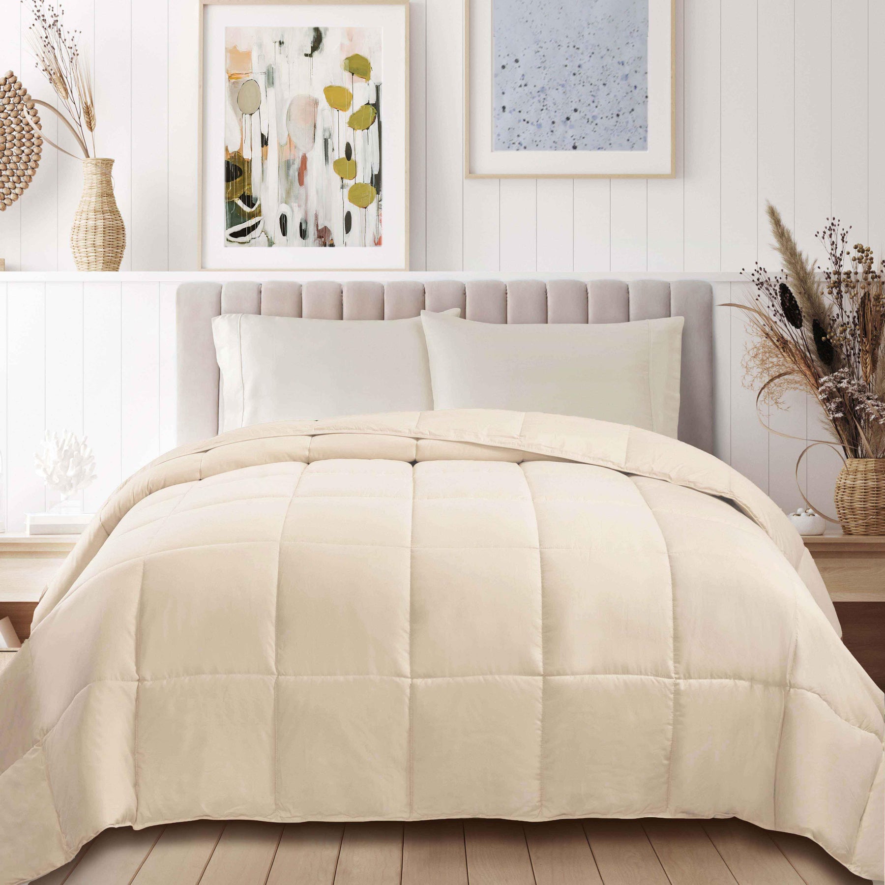 Classic Reversible Medium Weight Down Alternative Microfiber Comforter - Comforter by Superior