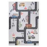 Construction Zone Non-Slip Kids Playroom Washable Indoor Area Rug - Rugs by Superior