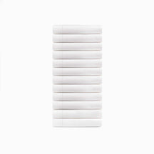 Cotton Blend Hotel Quality White Pillowcase Set of 12 - by Superior