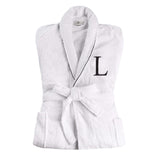 Cotton Embroidered Bathrobe Adults Unisex Bath Robe for Men and Women - Bath Robe by Superior