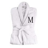 Cotton Embroidered Bathrobe Adults Unisex Bath Robe for Men and Women - Bath Robe by Superior