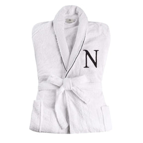 Cotton Embroidered Bathrobe Adults Unisex Bath Robe for Men and Women - Bath Robe by Superior