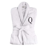 Cotton Embroidered Bathrobe Adults Unisex Bath Robe for Men and Women - Bath Robe by Superior