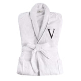 Cotton Embroidered Bathrobe Adults Unisex Bath Robe for Men and Women - Bath Robe by Superior