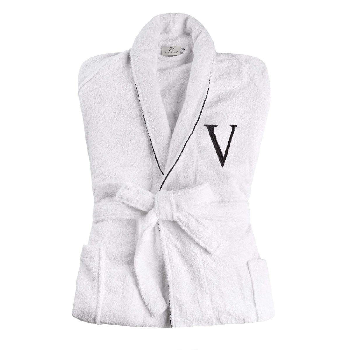 Cotton Embroidered Bathrobe Adults Unisex Bath Robe for Men and Women - Bath Robe by Superior