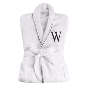 Cotton Embroidered Bathrobe Adults Unisex Bath Robe for Men and Women - Bath Robe by Superior