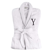 Cotton Embroidered Bathrobe Adults Unisex Bath Robe for Men and Women - Bath Robe by Superior