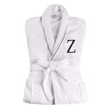 Cotton Embroidered Bathrobe Adults Unisex Bath Robe for Men and Women - Bath Robe by Superior