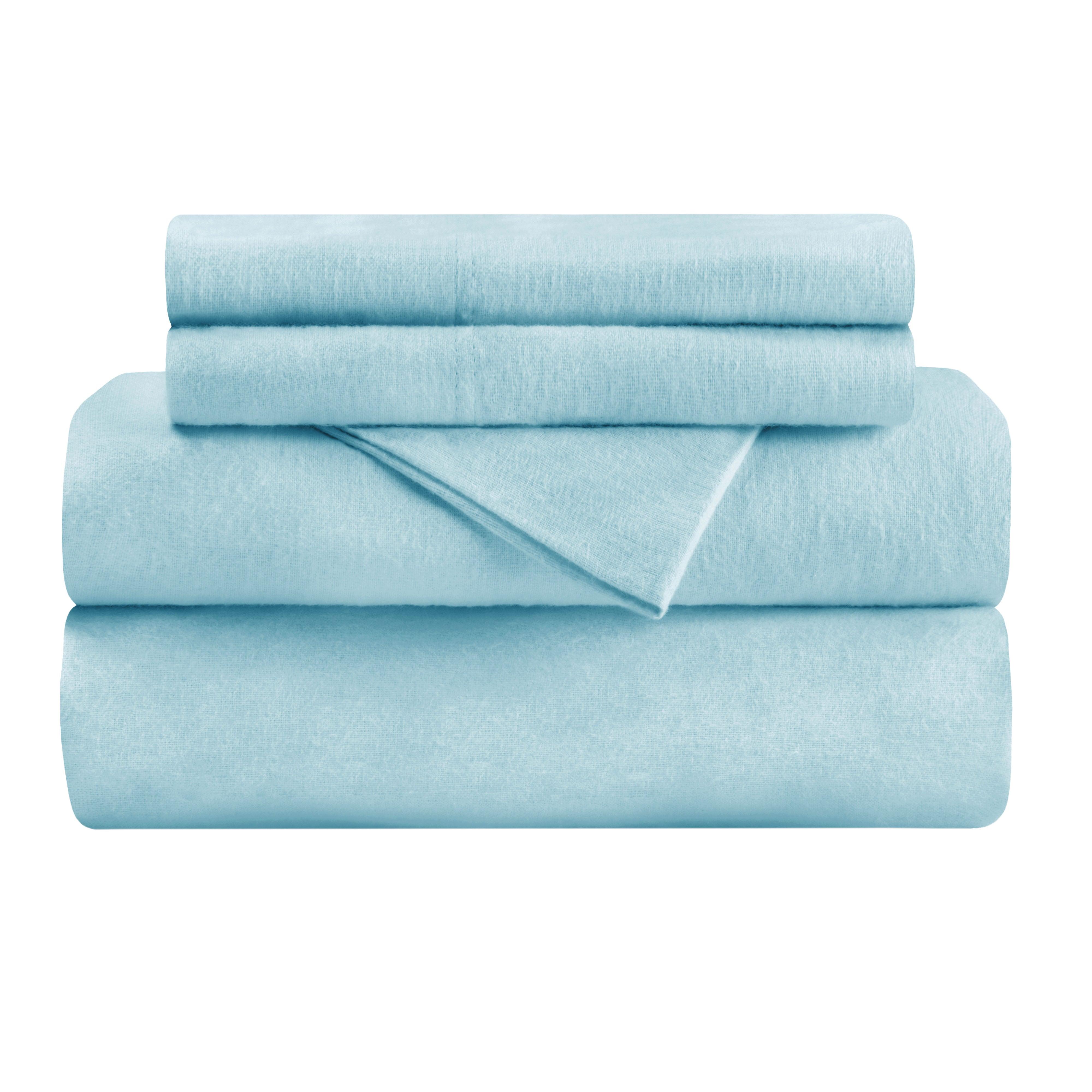 Cotton Flannel Solid Deep Pocket Bed Sheet Set - Sheet Set by Superior