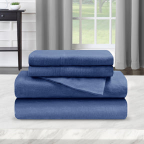 Cotton Flannel Solid Deep Pocket Bed Sheet Set - Sheet Set by Superior