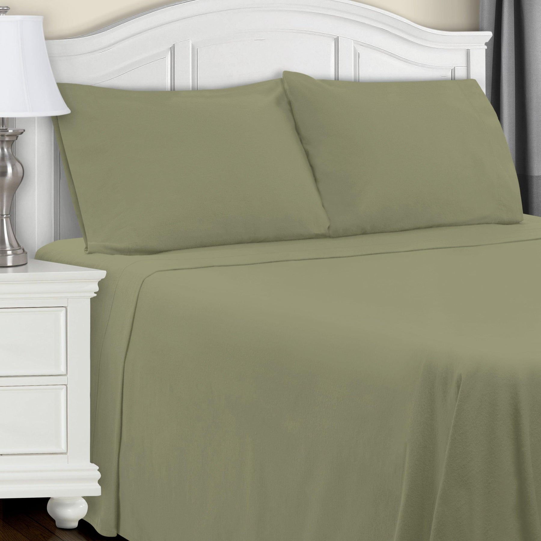 Cotton Flannel Solid Deep Pocket Bed Sheet Set - Sheet Set by Superior