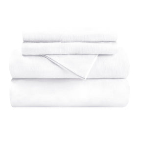 Cotton Flannel Solid Deep Pocket Bed Sheet Set - Sheet Set by Superior