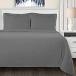 Cotton Flannel Solid Duvet Cover Set with Button Closure - Duvet Cover Set by Superior