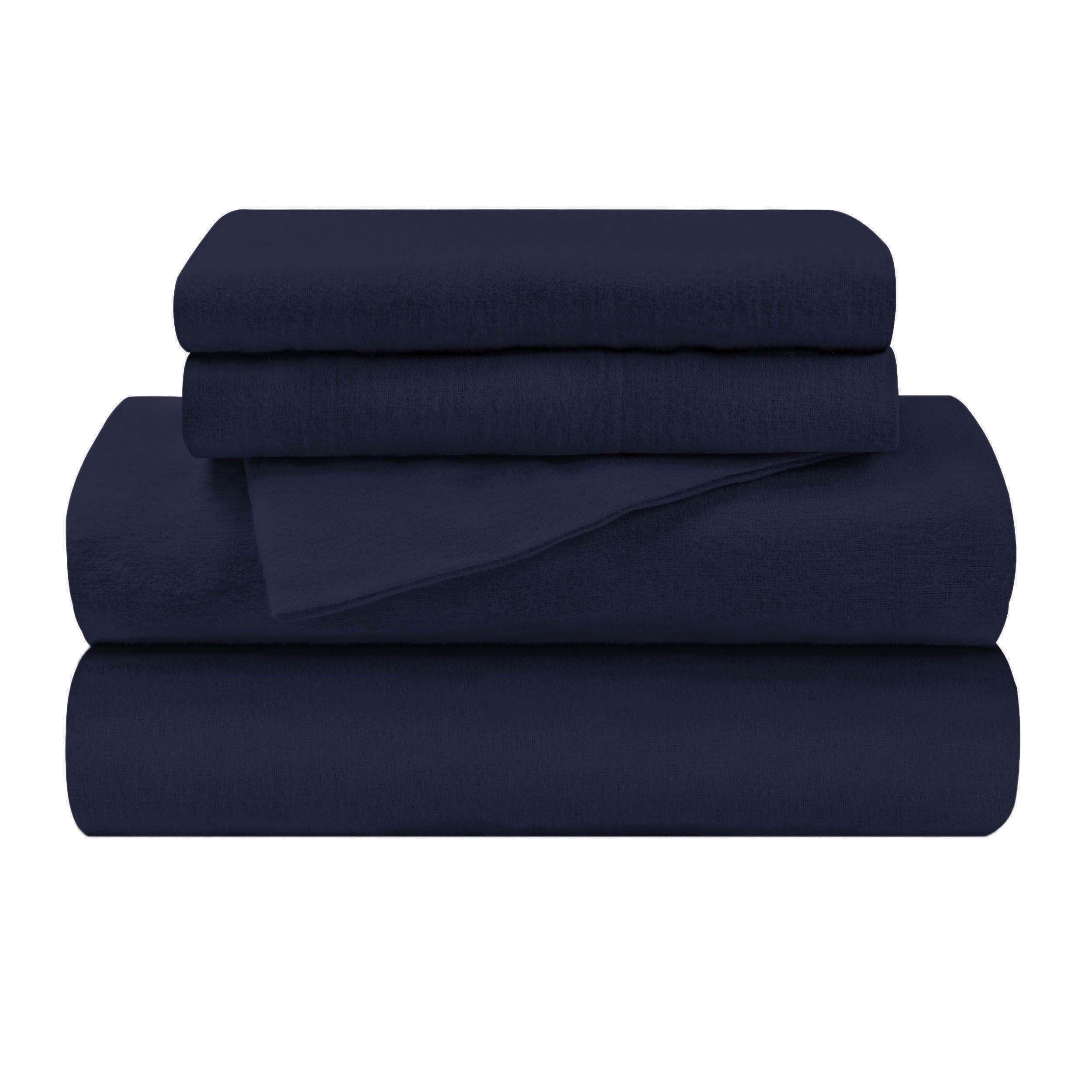 Cotton Flannel Trellis Traditional Solid Deep Pocket Bed Sheet Set - Sheet Set by Superior