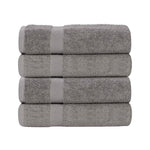 Cotton Highly Absorbent Eco-Friendly Quick Dry 4 Piece Bath Towel Set - Bath Towel by Superior