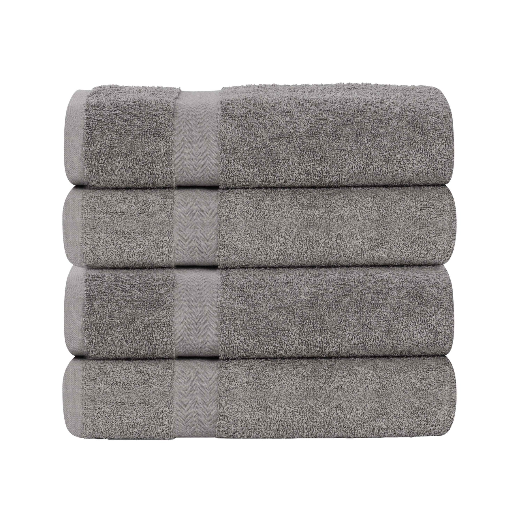 Cotton Highly Absorbent Eco-Friendly Quick Dry 4 Piece Bath Towel Set - Bath Towel by Superior