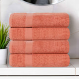 Cotton Highly Absorbent Eco-Friendly Quick Dry 4 Piece Bath Towel Set - Bath Towel by Superior