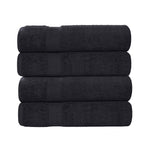 Cotton Highly Absorbent Eco-Friendly Quick Dry 4 Piece Bath Towel Set - Bath Towel by Superior