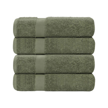 Cotton Highly Absorbent Eco-Friendly Quick Dry 4 Piece Bath Towel Set - Bath Towel by Superior