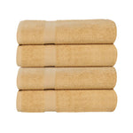 Cotton Highly Absorbent Eco-Friendly Quick Dry 4 Piece Bath Towel Set - Bath Towel by Superior