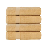 Cotton Highly Absorbent Eco-Friendly Quick Dry 4 Piece Bath Towel Set - Bath Towel by Superior