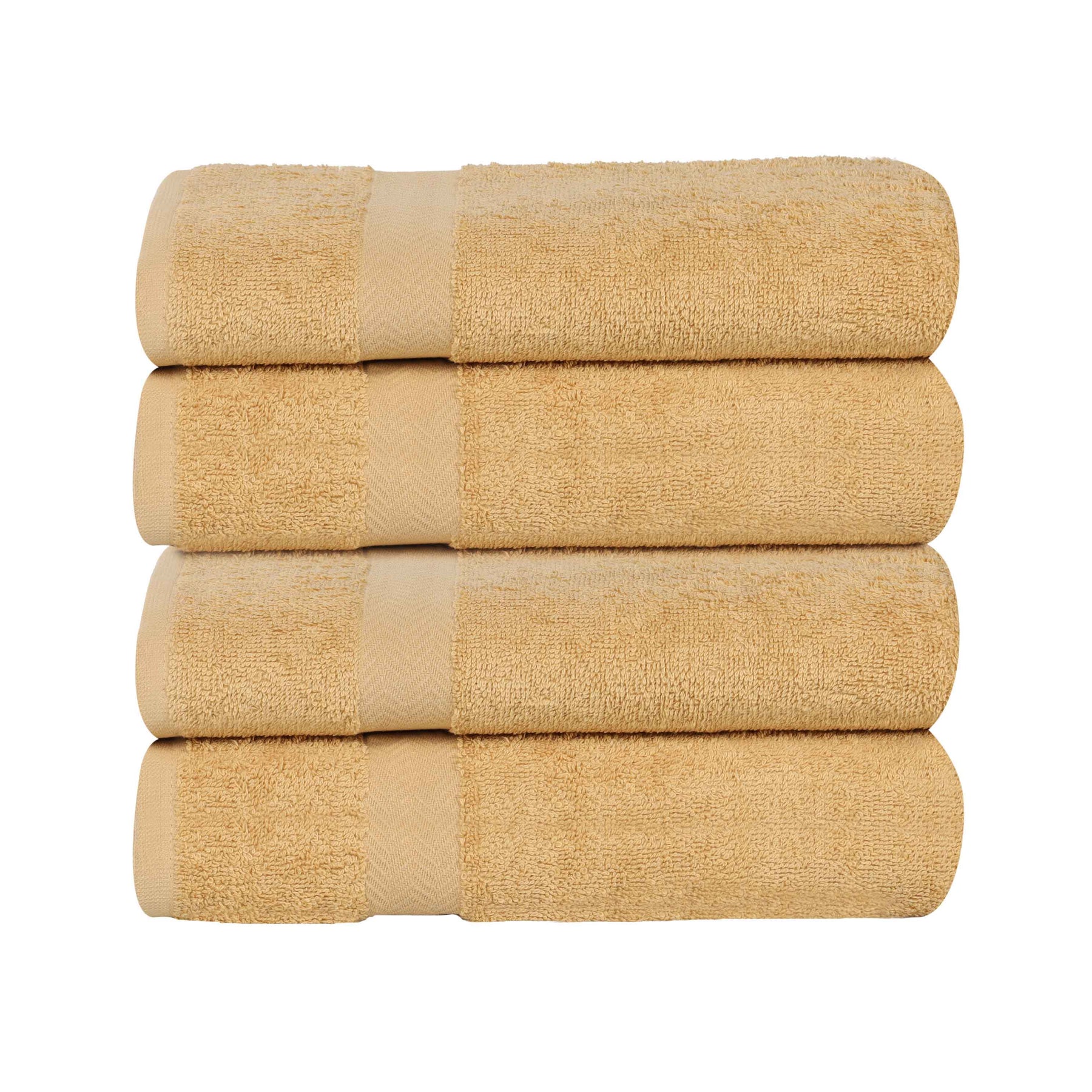 Cotton Highly Absorbent Eco-Friendly Quick Dry 4 Piece Bath Towel Set - Bath Towel by Superior