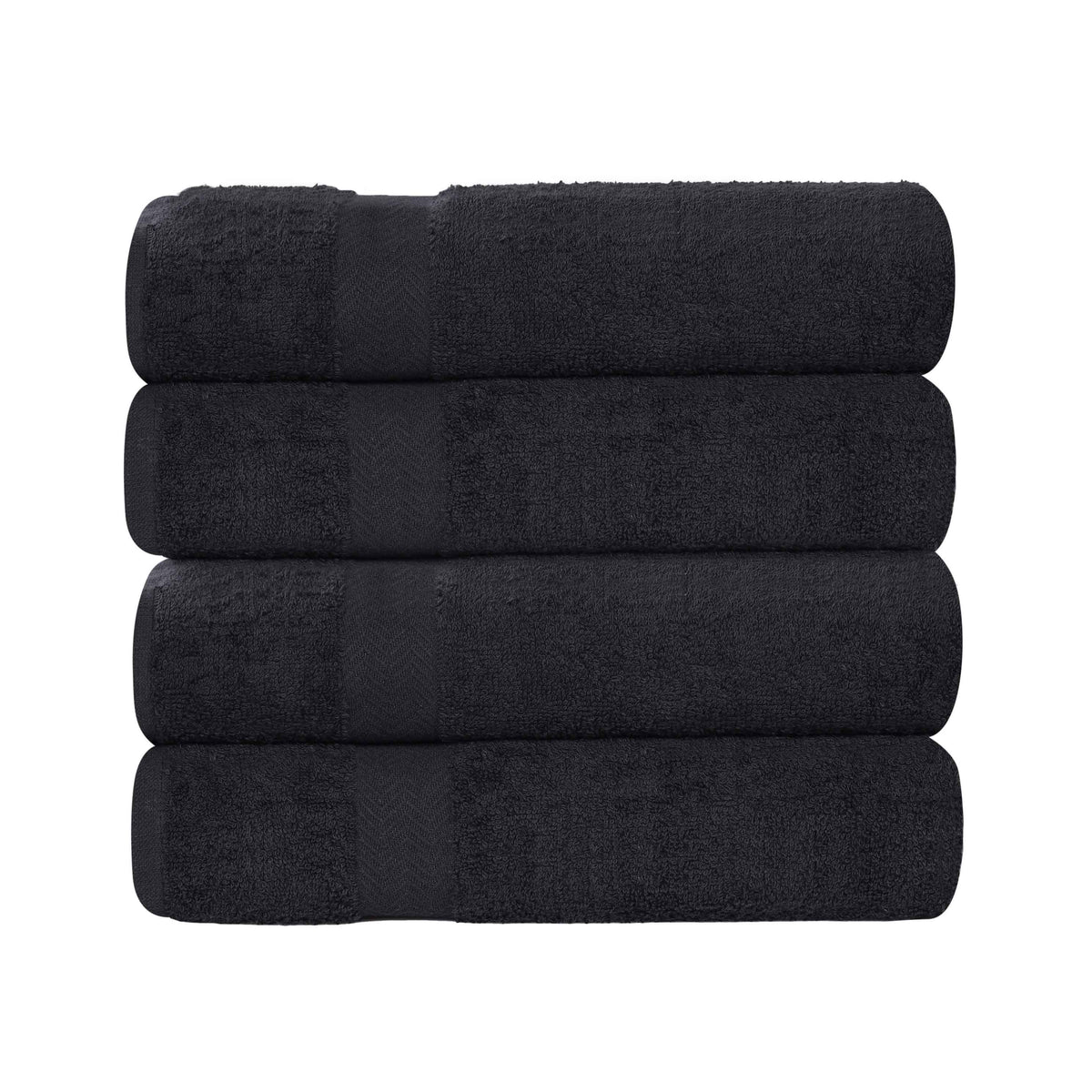 Cotton Highly Absorbent Eco-Friendly Quick Dry 4 Piece Bath Towel Set - Bath Towel by Superior