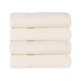 Cotton Highly Absorbent Eco-Friendly Quick Dry 4 Piece Bath Towel Set - Bath Towel by Superior