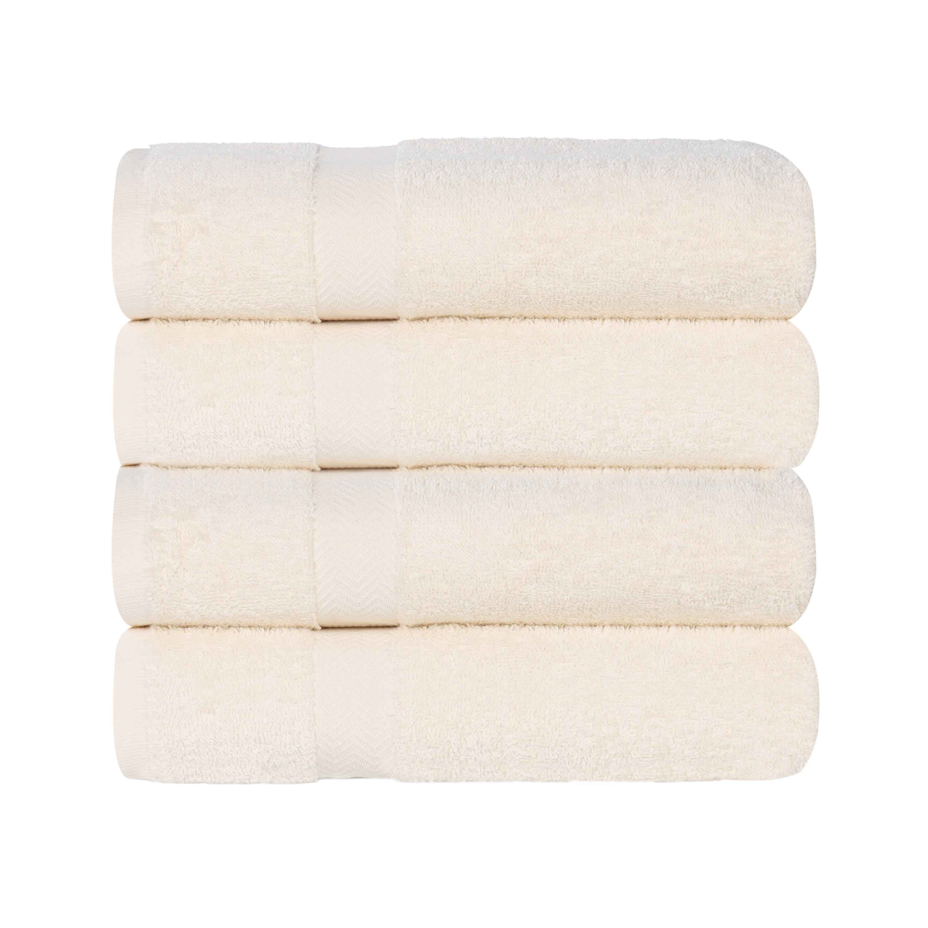 Cotton Highly Absorbent Eco-Friendly Quick Dry 4 Piece Bath Towel Set - Bath Towel by Superior